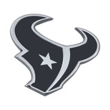 Houston Texans Auto Emblem Premium Metal Chrome