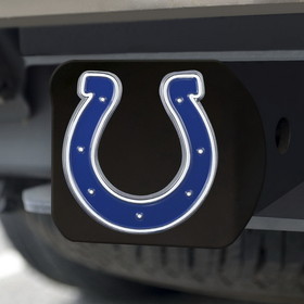 Indianapolis Colts Hitch Cover Color Emblem on Black