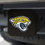 Jacksonville Jaguars Hitch Cover Color Emblem on Black
