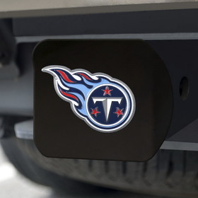 Tennessee Titans Hitch Cover Color Emblem on Black