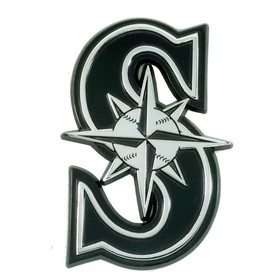 Seattle Mariners Auto Emblem Premium Metal Chrome