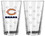Chicago Bears Satin Etch Pint Glass Set