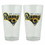 Los Angeles Rams Glass Pint Satin Etch 2 Piece Set