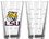 LSU Tigers Satin Etch Pint Glass Set