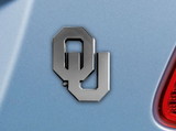 Oklahoma Sooners Auto Emblem Premium Metal Chrome