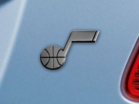 Utah Jazz Auto Emblem Premium Metal Chrome