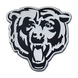 Chicago Bears Auto Emblem Premium Metal Chrome Bear Head