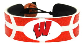 Wisconsin Badgers Bracelet Team Color Basketball CO