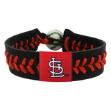 St. Louis Cardinals Bracelet Team Color Baseball StL Logo
