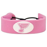 St. Louis Blues NHL Pink Hockey Bracelet