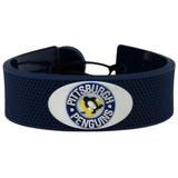 Pittsburgh Penguins Bracelet Team Color Hockey Vintage Logo CO