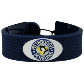 Pittsburgh Penguins Bracelet Team Color Hockey Vintage Logo CO