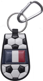 French Flag Keychain Classic Soccer CO
