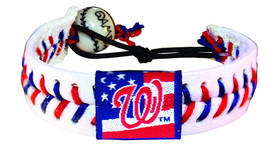 Washington Nationals Bracelet Classic Baseball Stars and Stripes CO
