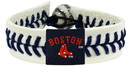 Boston Red Sox - Boston And Sox Logo Genuine Baseball Bracelet