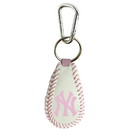 New York Yankees Keychain Baseball Pink
