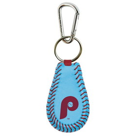 Philadelphia Phillies Keychain Team Color Baseball Retro P Logo CO