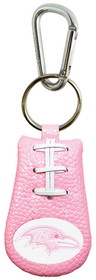Baltimore Ravens Keychain Pink Football CO
