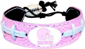 Cleveland Browns Bracelet Pink Football Alternate CO