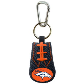 Denver Broncos Keychain Team Color Football CO