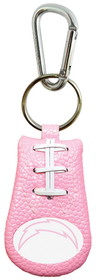 Los Angeles Chargers Keychain Football Pink CO