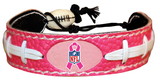 NFL Breast Cancer Awareness Ribbon Pink NFL Football Bracelet