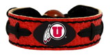 Utah Utes Team Color Football Bracelet