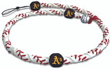Oakland Athletics Classic Frozen Rope Baseball Necklace