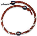 Denver Broncos Spiral Football Necklace