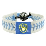 Milwaukee Brewers Bracelet Genuine Baseball Retro Logo CO