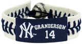 New York Yankees Bracelet Genuine Baseball Curtis Granderson CO