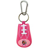 Gamewear keychain breast cancer awareness ribbon pink football