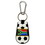 South Africa Flag Keychain Classic Soccer