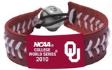 Oklahoma Sooners Bracelet Team Color Baseball 2010 College World Series CO
