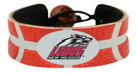 New Mexico Lobos Bracelet Team Color Basketball