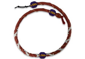 LSU Tigers Necklace Spiral Football CO