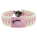 New York Yankees Bracelet Baseball Pink Yankee Girl
