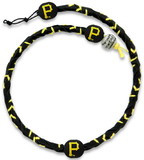 Pittsburgh Pirates Team Color Frozen Rope Baseball Necklace
