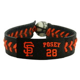 San Francisco Giants Bracelet Team Color Baseball Buster Posey