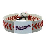 Minnesota Twins Bracelet Team Color Baseball Minnesota Script Logo Gray CO