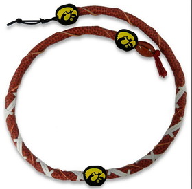 Iowa Hawkeyes Necklace Spiral Football CO