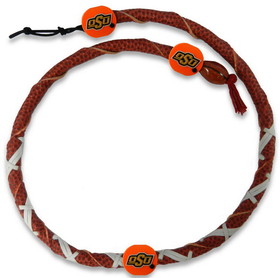 Oklahoma State Cowboys Necklace Spiral Football CO