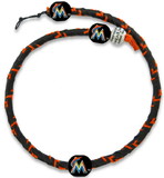 Miami Marlins Necklace Frozen Rope Baseball Team Color