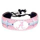 Alabama Crimson Tide Bracelet Pink Football A Logo CO