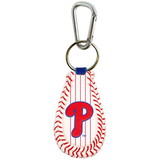 Philadelphia Phillies Keychain Classic Baseball Pinstripe