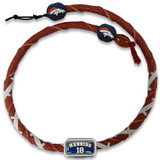 Denver Broncos Necklace Spiral Football Peyton Manning Design