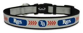 Tampa Bay Rays Pet Collar Reflective Baseball Size Large CO