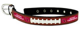 Arizona Cardinals Pet Collar Leather Classic Football Size Large CO