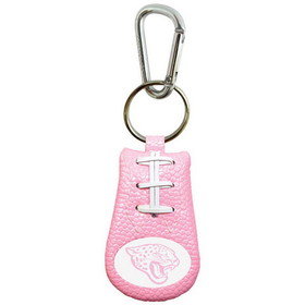 Jacksonville Jaguars Keychain Football Pink CO