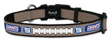 New York Giants Pet Collar Reflective Football Size Toy CO